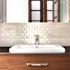DIP Design Is Personal DIP Large Silver Subway 10.75 in. x 13 in. Self-Adhesive PVC Aluminum Tile Backsplash (10-Pack)