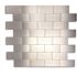 DIP Design Is Personal DIP Large Silver Subway 10.75 in. x 13 in. Self-Adhesive PVC Aluminum Tile Backsplash (10-Pack)