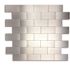 DIP Design Is Personal DIP Large Silver Subway 10.75 in. x 13 in. Self-Adhesive PVC Aluminum Tile Backsplash (10-Pack)