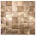 DIP Design Is Personal DIP Copper Wire 12 in. x 12 in. Self-Adhesive PVC Aluminum Tile Backsplash (10-Pack)