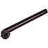 Dearborn Brass 1-1/2 in. x 15 in. Black Plastic Slip-Joint Sink Drain Outlet Waste Arm