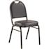 National Public Seating 9200-Series Premium Midnight Blue Seat/Black Sandtex Frame Vinyl Upholstered Stack Chair (Pack of 2)
