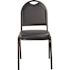 National Public Seating 9200-Series Premium Midnight Blue Seat/Black Sandtex Frame Vinyl Upholstered Stack Chair (Pack of 2)