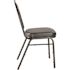 National Public Seating 9200 Series Premium Panther Black Seat/Black Sandtex Frame Vinyl Upholstered Stack Chair (Pack of 2)