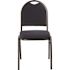 National Public Seating 9200-Series Midnight Blue Seat/Black Sandtex Frame Premium Fabric Upholstered Stack Chair (Pack of 2)
