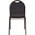 National Public Seating 9200-Series Midnight Blue Seat/Black Sandtex Frame Premium Fabric Upholstered Stack Chair (Pack of 2)