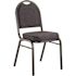 National Public Seating 9200-Series Diamond Navy Seat/Black Sandtex Frame Premium Fabric Upholstered Stack Chair (Pack of 2)