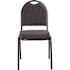 National Public Seating 9200-Series Diamond Navy Seat/Black Sandtex Frame Premium Fabric Upholstered Stack Chair (Pack of 2)