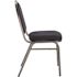 National Public Seating 9200-Series Midnight Blue Seat/Silver Vein Frame Premium Fabric Upholstered Stack Chair (Pack of 2)