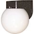 LiteCo Wall Mount Outdoor Globe Lantern