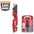 Milwaukee FASTBACK Folding Utility Knives with Blade Storage and 50-Pack General Purpose Utility Blade Set