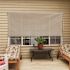 SeaSun Seaside Brown Cordless Outdoor Patio Roller Shade 96 in. W x 72 in. L