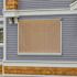 SeaSun Driftwood Dark Brown Cordless Outdoor Patio Roller Shade 84 in. W x 72 in. L