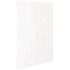 Cambridge Radiance 12 in. W x 36 in. H Slab Wall Cabinet End Panel in White Gloss
