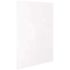 Cambridge White Gloss Slab Style Wall Kitchen Cabinet End Panel (12 in W x 0.75 in D x 42 in H)