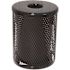 Everest 32 Gal. Black Trash Receptacle with Flat Top