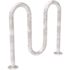 5-Bike Galvanized Surface Mount Heavy-Duty Wave Rack