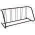 5-Bike Black Single-Sided Grid Rack