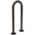 3-Bike Black Surface Mount Heavy-Duty Wave Rack