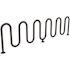 13-Bike Black Surface Mount Heavy-Duty Wave Rack