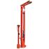 Deep Red Bike Repair Stand with Air Pump