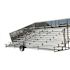 Away Game 15 ft. 10-Row Transportable Bleacher with Transport Kit