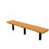 Creekside 6 ft. Cedar In-Ground Mount Recycled Plastic Bench