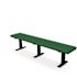 Creekside 6 ft. Green Surface Mount Recycled Plastic Bench