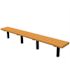 Creekside 8 ft. Cedar In-Ground Mount Recycled Plastic Bench
