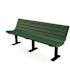 Jameson 6 ft. Green Surface Mount Recycled Plastic Bench