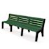 Newport 8 ft. Green Recycled Plastic Bench