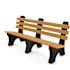 Comfort Park Avenue 6 ft. Cedar Recycled Plastic Bench