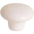 Anvil Mark 1-1/2 in. White Ceramic Cabinet Knob (5-Pack)