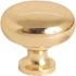 Anvil Mark 1-1/4 in. Polish Brass Cabinet Knob (5-Pack)