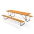 Galvanized Frame 8 ft. Cedar Recycled Plastic Picnic Table