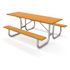 Galvanized Frame 6 ft. Cedar ADA Recycled Plastic Picnic Table