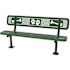 Green Surface Mount Paw & Bone Bench