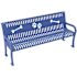 Blue Deluxe Paw and Bone Bench