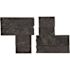 MSI Premium Black Mini Ledger Corner 4.5 in. x 9 in. Splitface Slate Stone Look Wall Tile (4 sq. ft./Case)