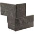 MSI Premium Black Mini Ledger Corner 4.5 in. x 9 in. Splitface Slate Stone Look Wall Tile (4 sq. ft./Case)