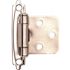 Generic 1-1/2 in. Satin Nickel Cabinet Hinge (10 Pairs - 20 Pieces)