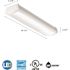 Contractor Select FMLWL 2 ft. 3000 Lumens Integrated LED Dimmable White Low Profile LED Wraparound Light 4000K