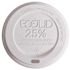 Eco-Products 25% Recycled Content White Hot Cup Lid Fits 10-20 oz. Evolution World Hot Cup (1000 per Case)