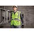 Milwaukee Large/X-Large Yellow Class 2 High Visibility Safety Vest with 10 Pockets