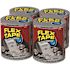 FLEX SEAL FAMILY OF PRODUCTS Flex Tape Gray 4 in. x 5 ft. Strong Rubberized Waterproof Tape (4-Pack)