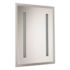 Litex 24 in. x 24 in. Vertical Rectangle LED Mirror with Defogger and Touch on/off Switch