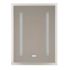Litex 24 in. x 24 in. Vertical Rectangle LED Mirror with Defogger and Touch on/off Switch