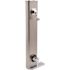 Zurn Temp-Gard 1/2 in. 1-Jet Aqua Panel Enclosure Shower System in Stainless Steel