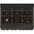 ZLINE Kitchen and Bath 36" 4.6 cu. ft. Dual Fuel Range with Gas Stove and Electric Oven in Black Stainless Steel