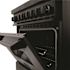 ZLINE Kitchen and Bath 36" 4.6 cu. ft. Dual Fuel Range with Gas Stove and Electric Oven in Black Stainless Steel
